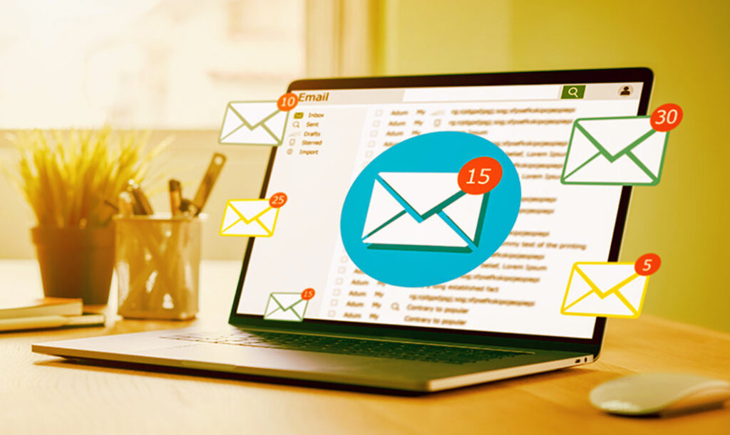Automated web scraping for email content curation.